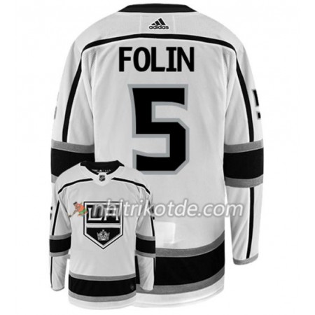 Los Angeles Kings Trikot CHRISTIAN FOLIN 5 Adidas Weiß Authentic - Herren
